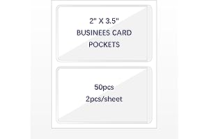 Clear Business Card Sleeves: Keep Your Cards Pristine and Protected