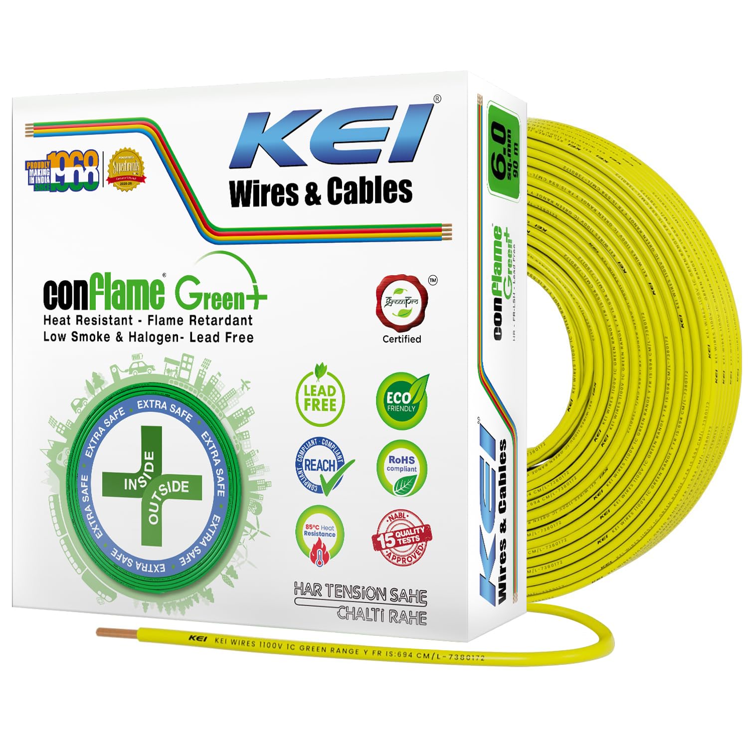 KEI Conflame Green Plus Wire - 90m Red -31 KEI Conflame Green Plus Wire - 90m Red -31