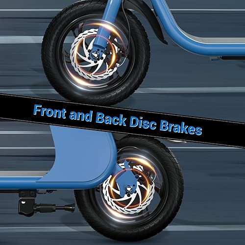 Miniatura 7 de SEHOMY 2 Seater Electric Scooter for Adults 330lbs, Folding Escooters with Seat, 850W Peak Motor, 2520 Miles Range, 2215.5 MPH, Storage Basket,