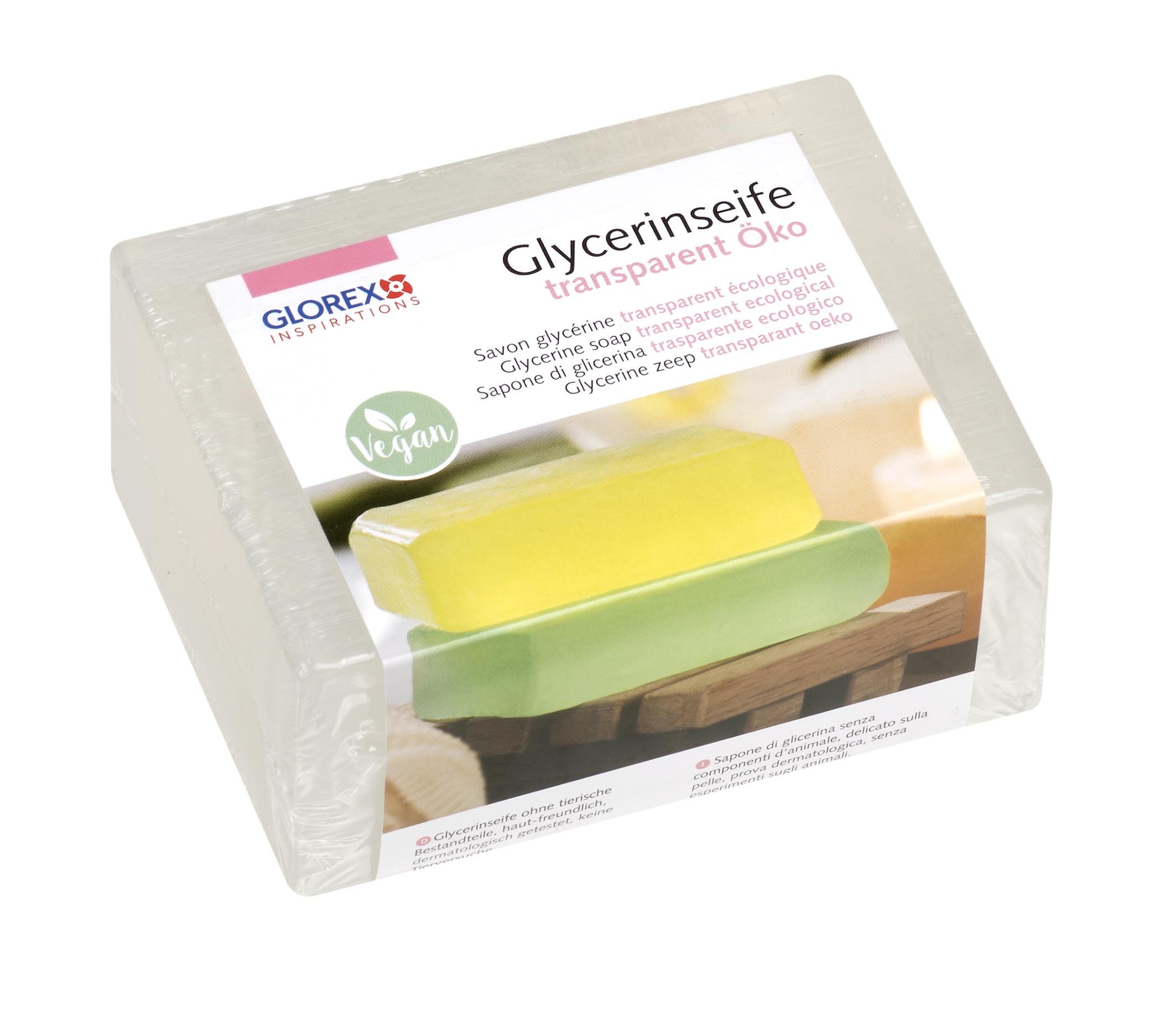 Glorex GmbH GLOREX 6 1600 141 Savon de Glycérine avec huile d'olive, transparent, 500g