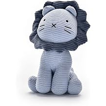 Lion Plush Corduroy Stuffed Animal for Baby, Toddler, Kids, Plushies Plush Doll Gifts for Boys Girls, Quality MaterialYellow 11" Green