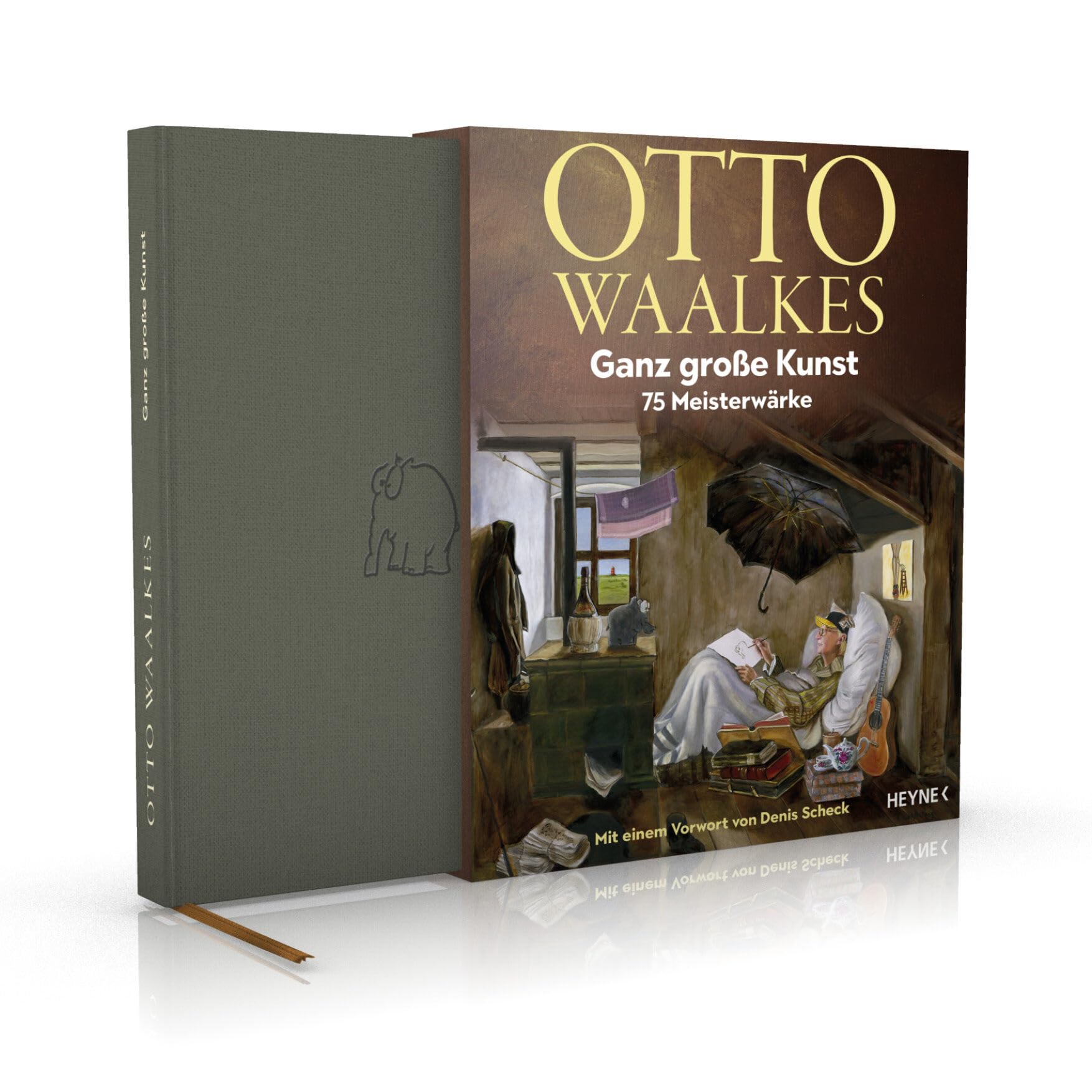 Ganz große Kunst: 75 Meisterwärke - Mit einem Vorwort von Denis Scheck - Nummerierte, handsignierte und limitierte Luxusausgabe im Prachtschuber mit Lesebändchen und einem beigelegten exklusiven Druck