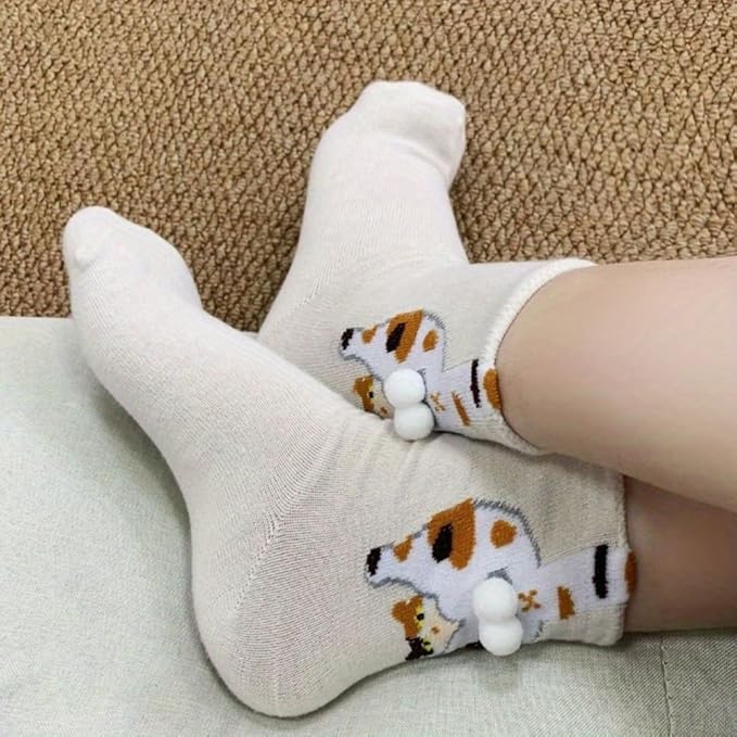 Calcetines divertidos de gato para hombre y mujer miniatura 6