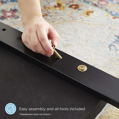 Miniatura 8 de Modway Athena Performance - Cabecera de terciopelo tamaño individual, color rosa