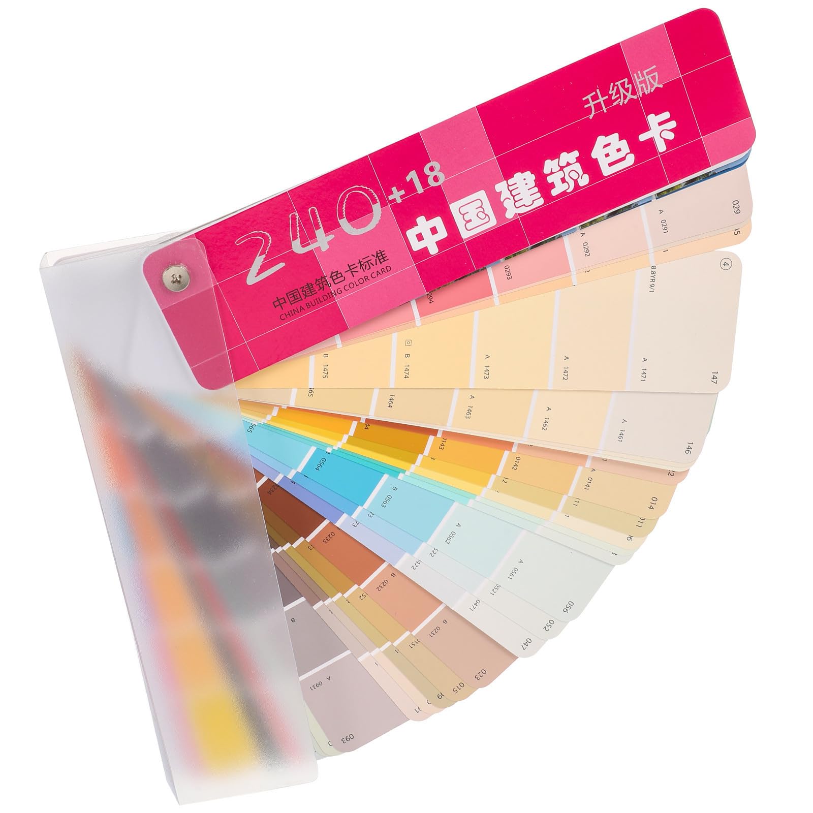 Tarjetas de comparación de colores de pintura arquitectónica en papel jojofuny 258 tonos