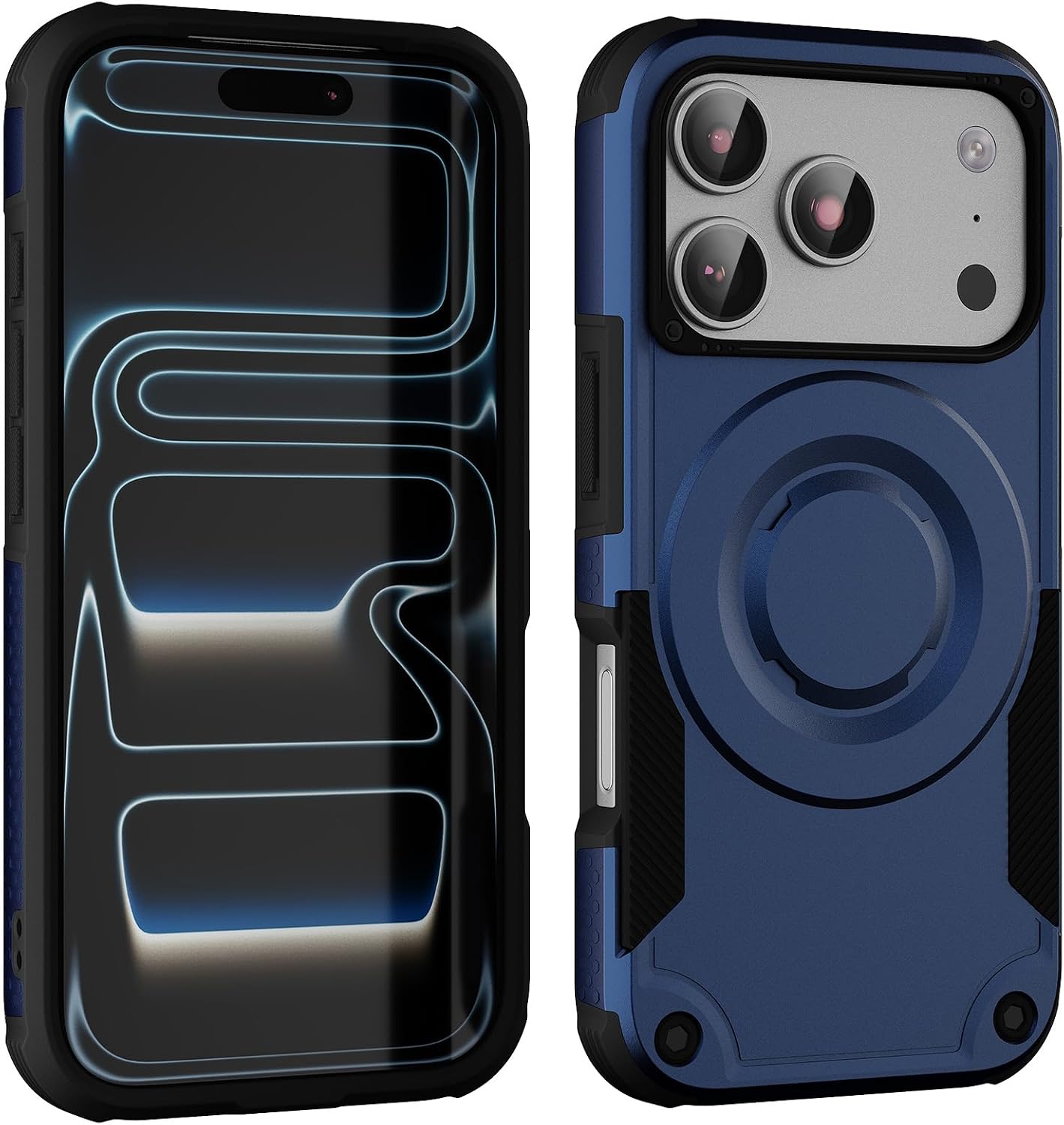 For iPhone 17 Pro Case: Drop-Proof 10Ft Fall - Edge Raised Protection