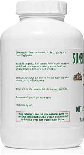 Miniatura 8 de Sunshine Valley Polvo seco de lactosa (vertido libre de flujo), edulcorante natural y potenciador de hornear, azúcar en polvo para cocinar y mezclas