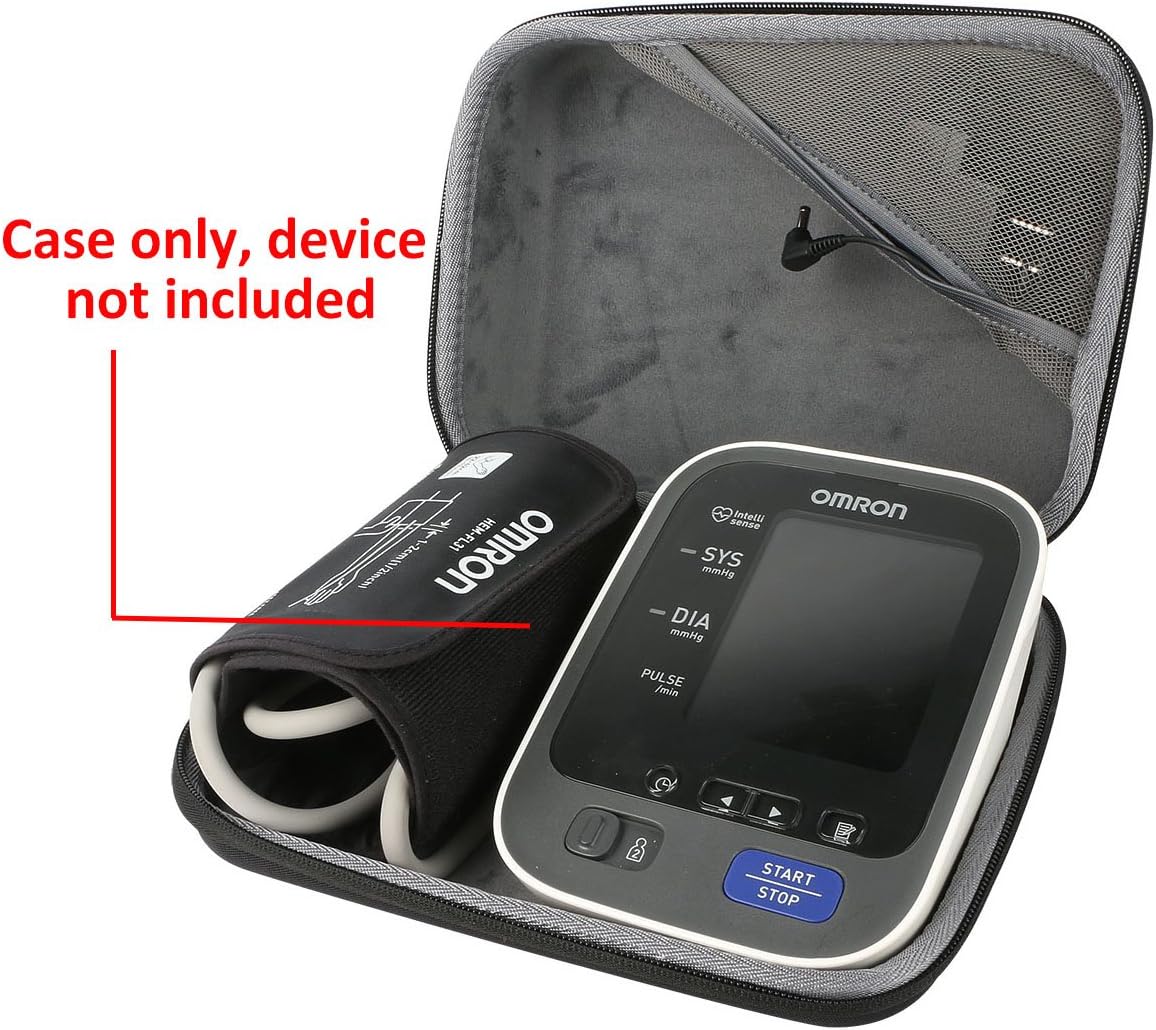 co2CREA Hard Case for OMRON 7 Series Upper Arm Blood Pressure Monitor BP760 BP761 BP761-M, Portable Travel Case Replacement