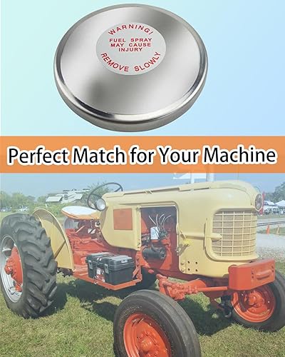Miniatura 5 de Tapa del depósito de combustible de repuesto para John Deere para Ford para Massey Ferguson para caso Tractor OEM # AT20911 E5NN9N208CA