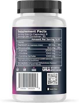 Promescent VitaFLUX Women's Nitric Oxide Booster Supplement + Flushable Wipes for Adults, Personal Cleansing Hygienic Wet Wipes for Men and Feminine Use