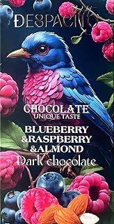 Despacito Dark Chocolate with Blueberry, Raspberry, & Almond - 80 gm