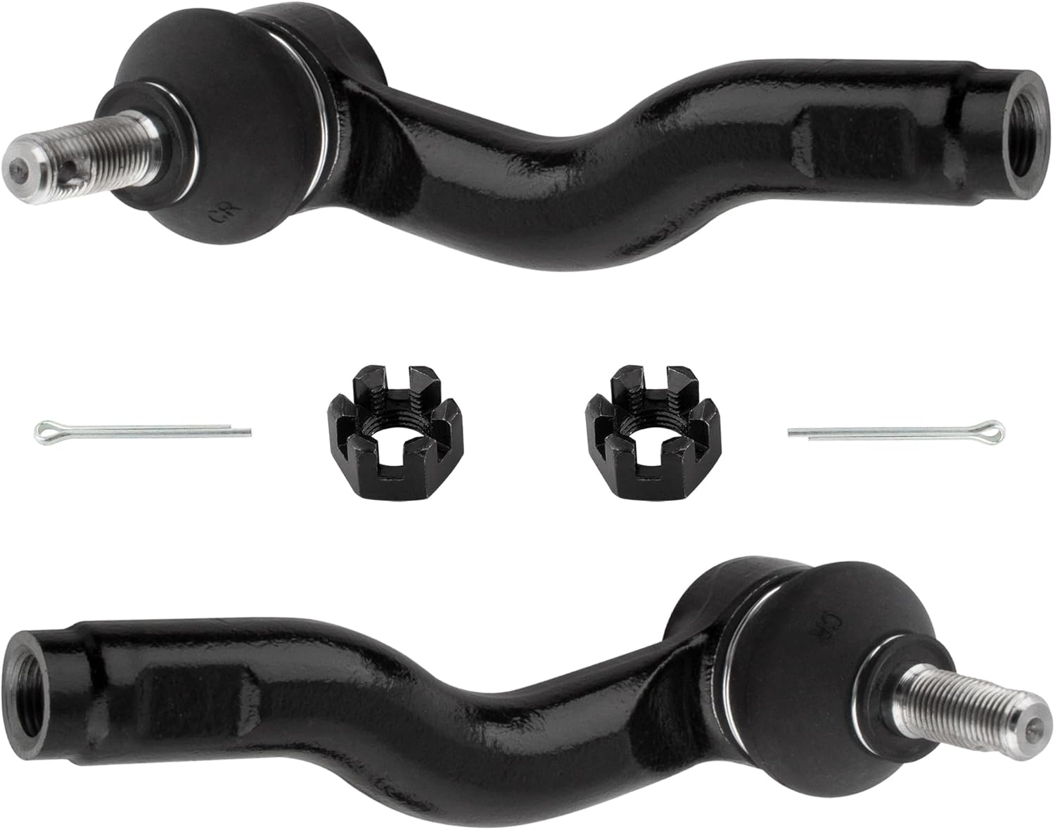 Front L&R Outer Tie Rod End ES800102 ES800101 Suspension for Lincoln Zephyr 2006, 2006-2009 2010-2012 for Ford Fusion, 2007-2010 for Lincoln MKZ, 2011-2012 for MKZ, 2006-2009 for Mercury Milan