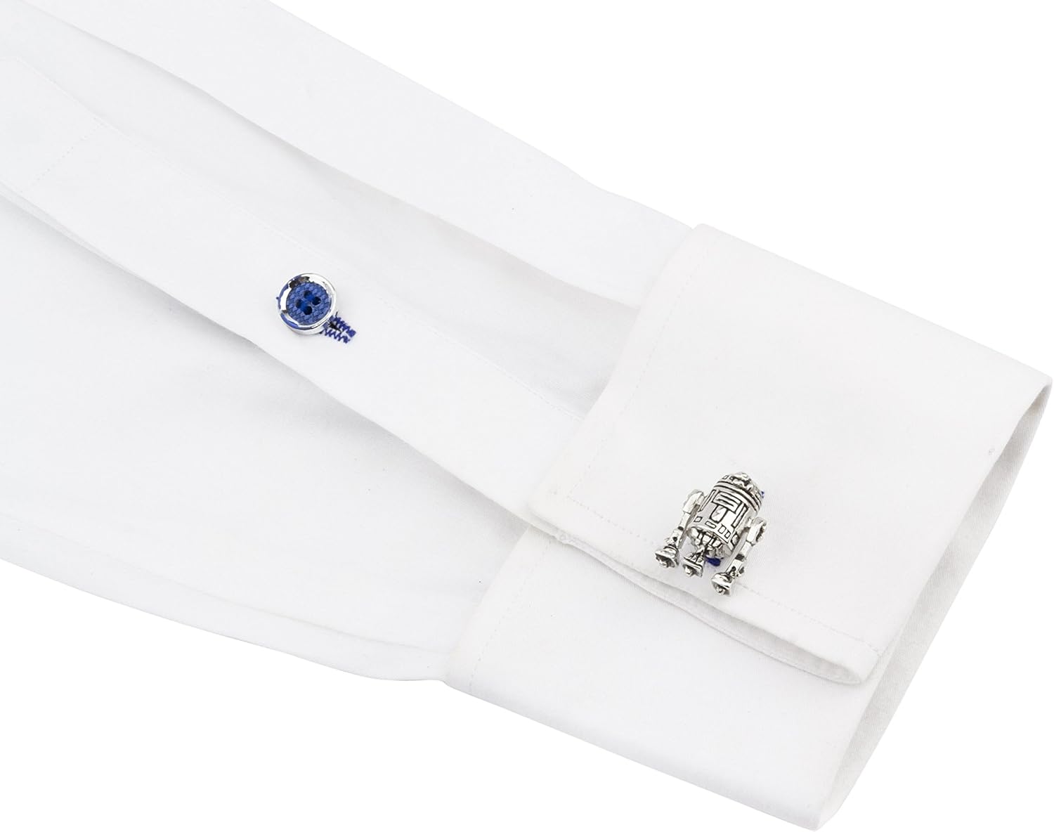 Knighthood Men's Cufflinks Silver Shirt Cuff Links Business, Wedding Gifts with Gift Box