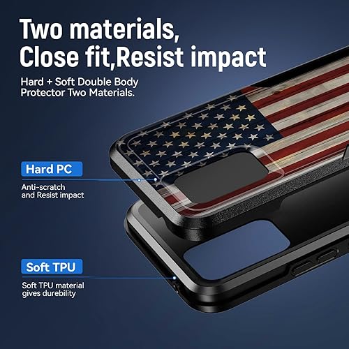 Miniatura 2 de Funda para Moto G 5G 2023, probada en caídas de grado militar, resistente, resistente, resistente, a prueba de golpes, funda protectora para