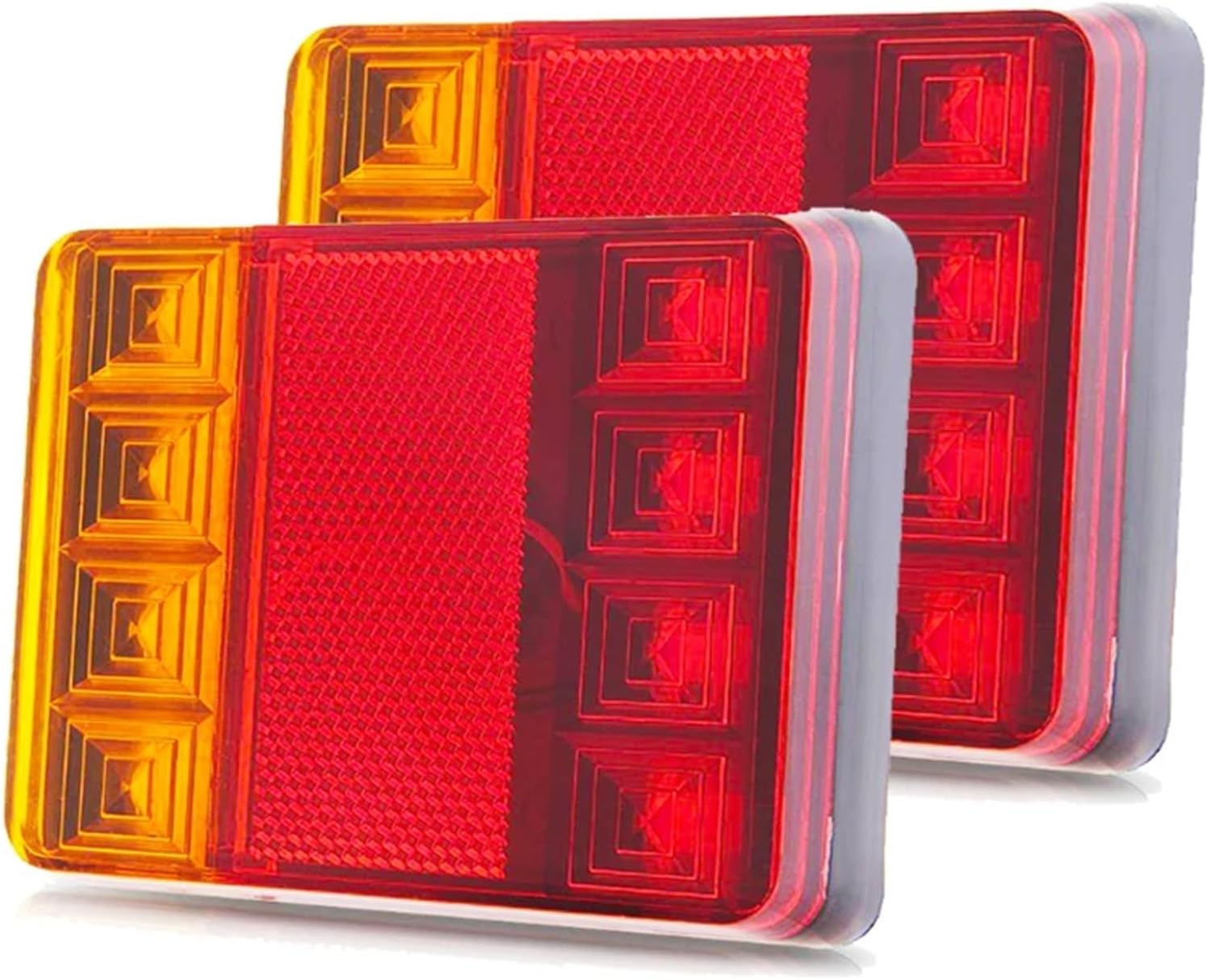 LED テールランプ 2個防水8車用LEDテールライトリアライトボートトレーラー用12Vリアパーツトレーラートラックライト防水IP6