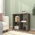 Thick Border Wood 4 Cube Storage Organizer Bookcase, Oak, 13 inch | 2026 Thick Border Wood, Anti-Tipping Kits, Open Back Shelf