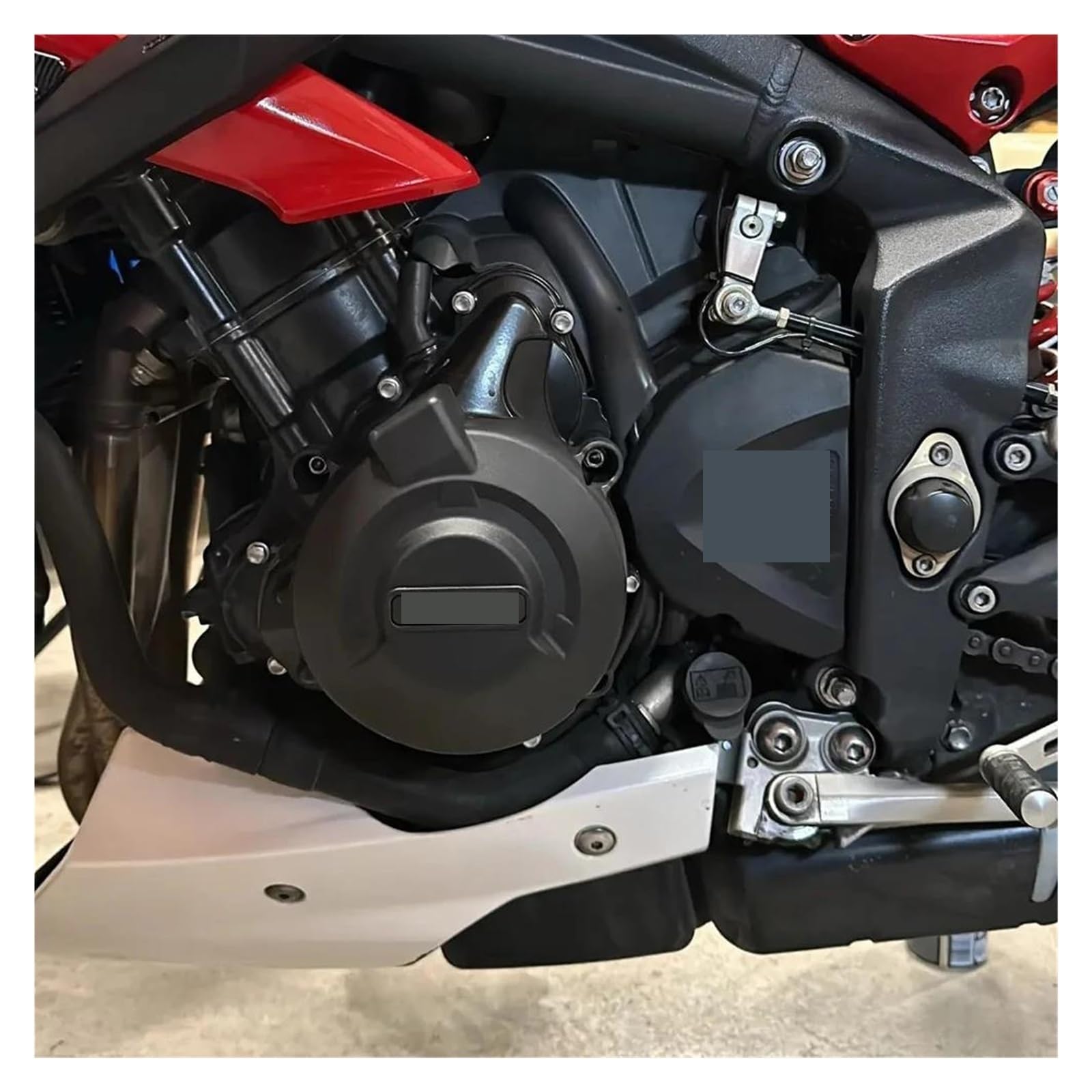 Coque de protection moteur moto Pour T&riumph Daytona 675R 2011-2012 couvercle de Protection du moteur Street Triple 675 (R) 2011-2016 boîtier de moteur de moto économiseur de Protection SCSTHRCRA(1 S