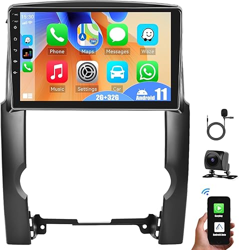 Radio de coche de 2 GB+32 GB para Kia Sorento 2009-2013 Android 11 Estéreo de coche con Apple CarPlay Android Auto 10.1 pulgadas HD pantalla táctil
