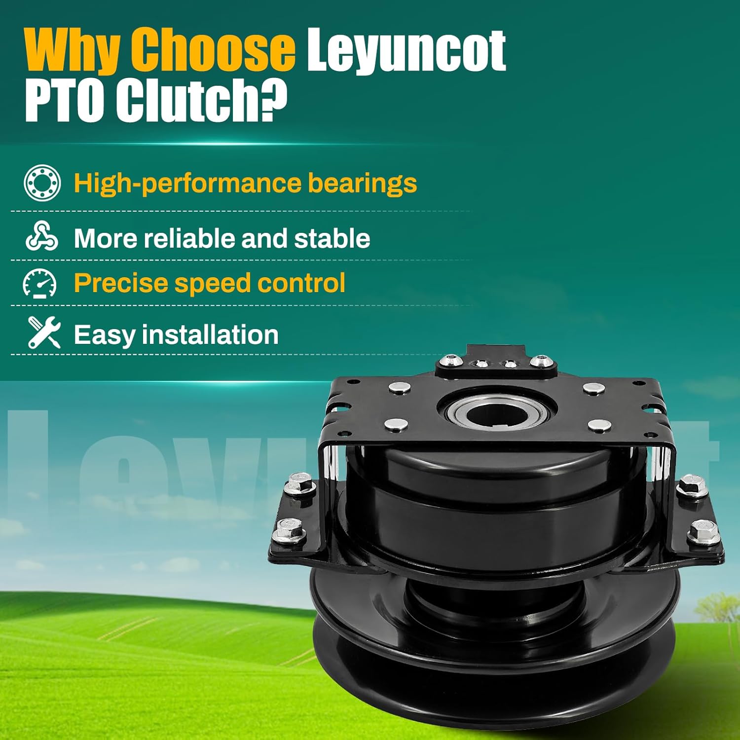 070-0055-00 Electric PTO Clutch with Wire Harness Fits for Bad Boy MZ Magnum 2017-2023 Fits for Bad Boy ZT Avenger 2020-2023 Replcace# 070-0055-00 070005500