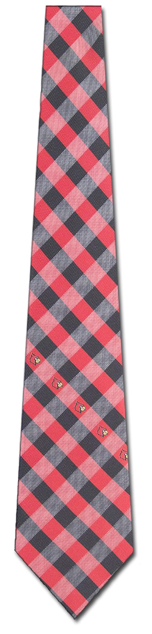 Louisville Check Poly Necktie