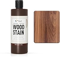 DWIL Water-Based Wood Stain Teak 8.5oz - Fast Drying One Coat Low Odor Non-Toxic for Furniture Cabinets Indoor Outdoor