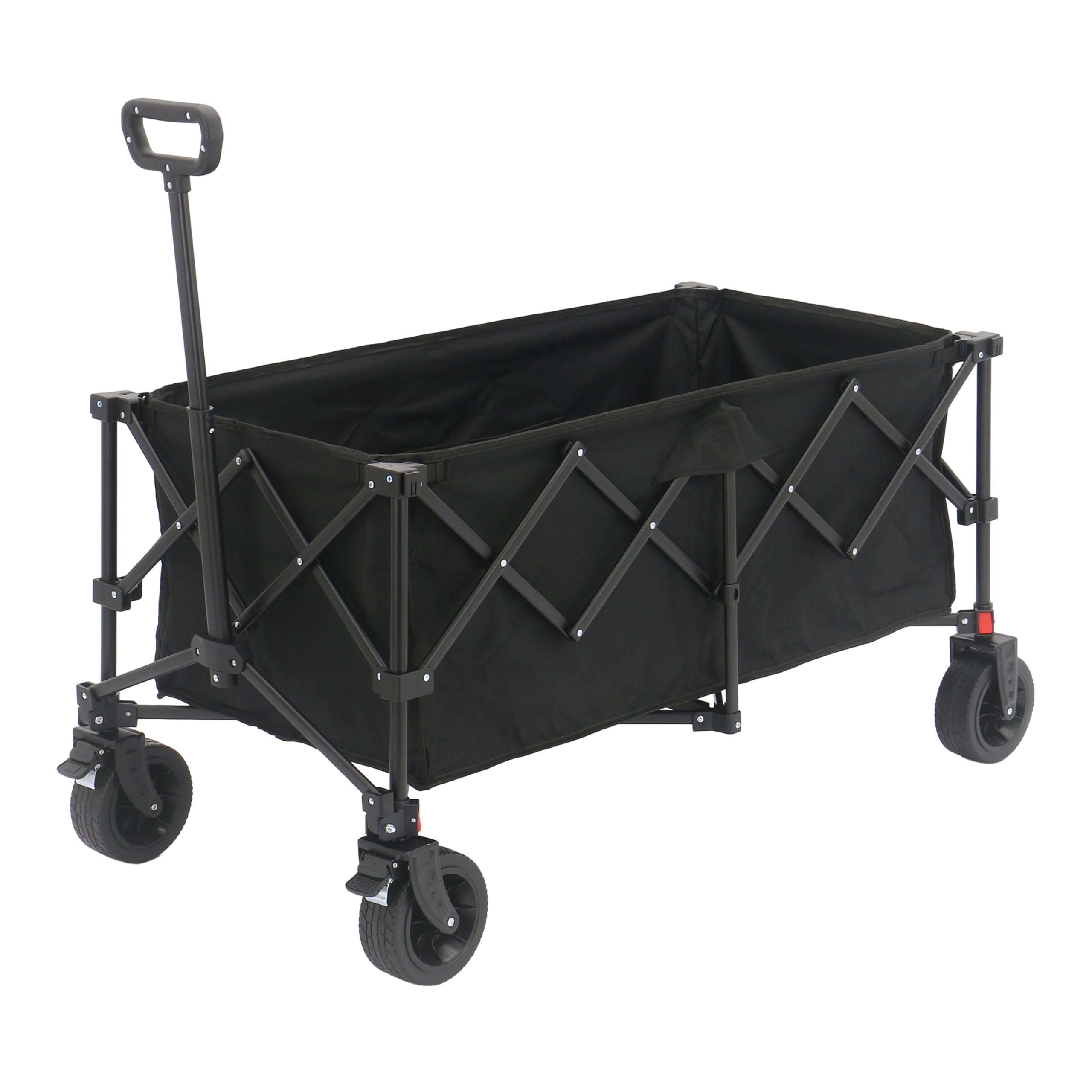 Chariot de plage Axi SB141 pliable noir : fini les sacs lourds sur le sable