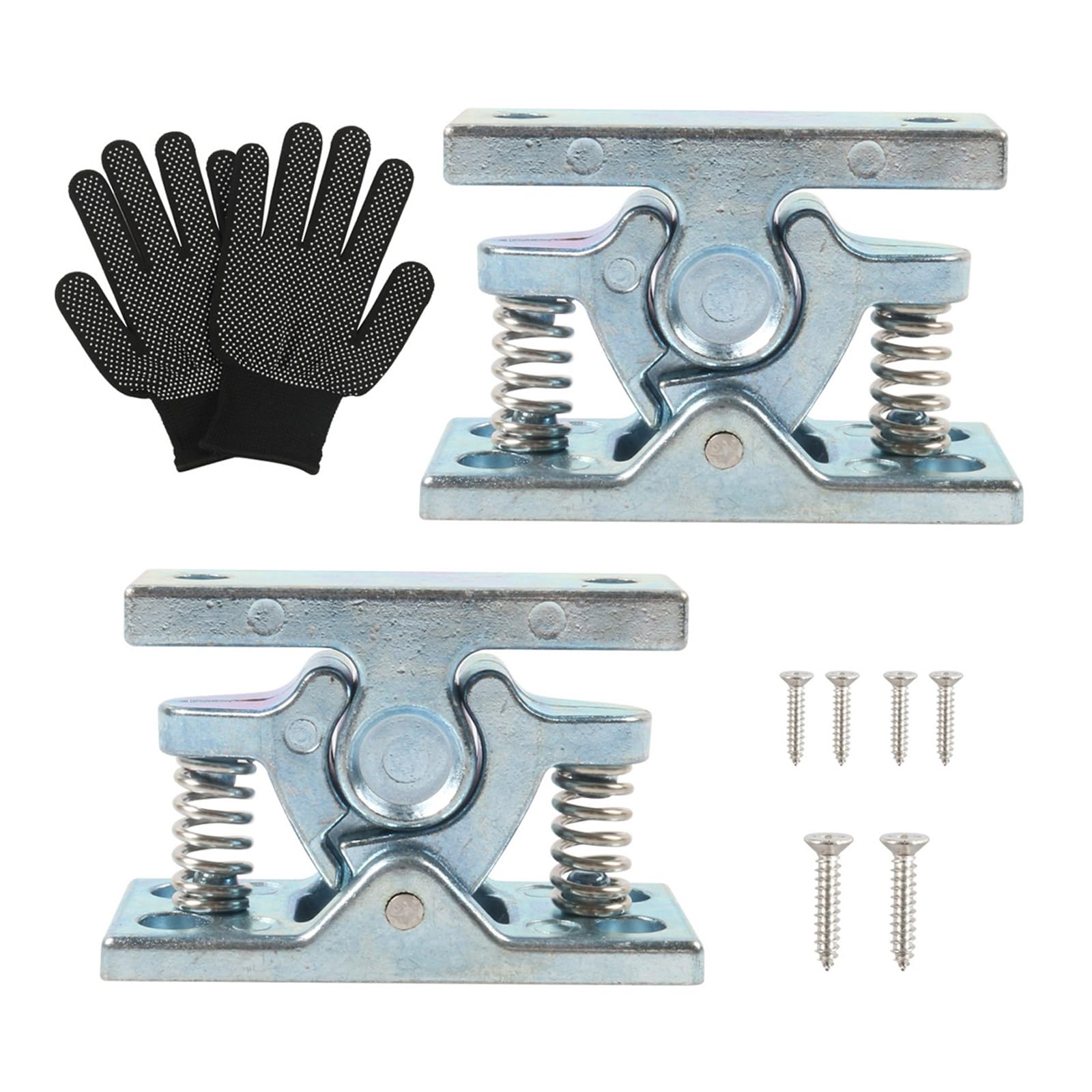 Kaccde Zinc Alloy Model Smooth Spring Loaded Door Catches Metal Build For Quiet Closing Secure Holding In Multiple Setting Including Boats Garage Latches