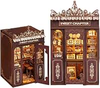 Kit DIY Casa Miniatura - Kit de Modelo de Book Nook de Confeitaria, um Presente Adequado para Maiores de 14 Anos
