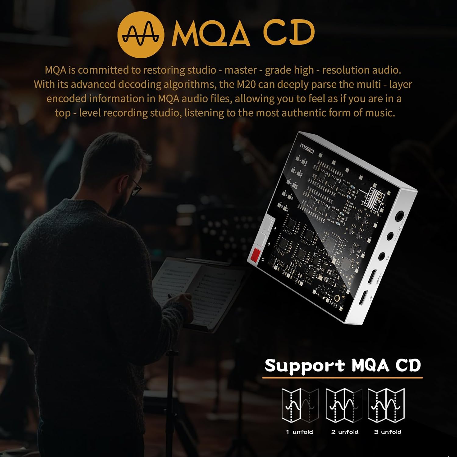 SMSL M20 MQA CD Support