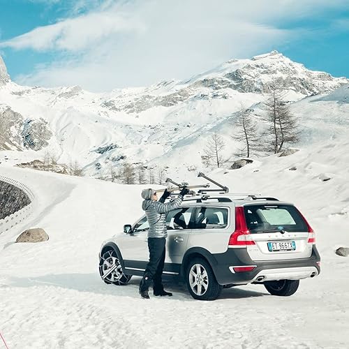 Miniatura 12 de Thule SnowPack - Estante para esquí/snowboard, grande (6 pr/4 tablas), color negro