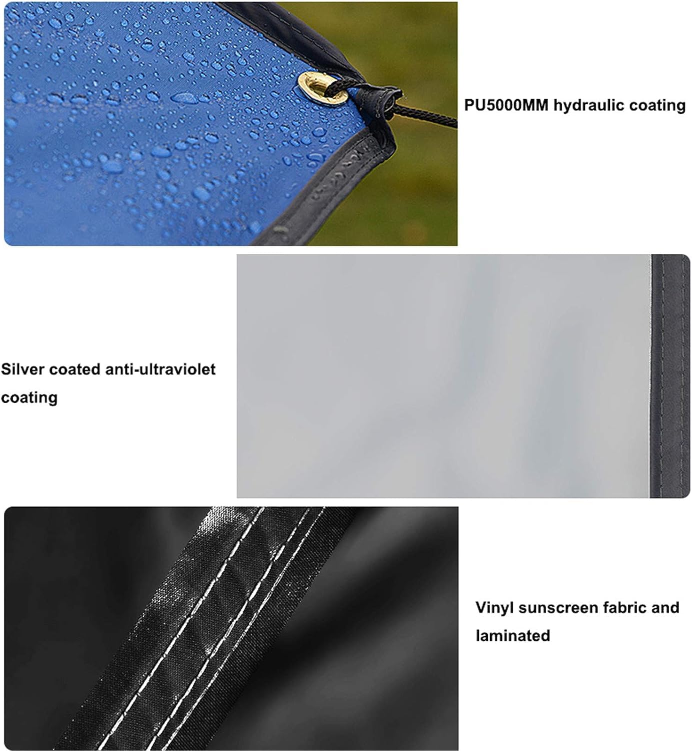 telo per amaca da campeggio, Tenda da campeggio ultraleggera con amaca, tenda da campeggio con telone antipioggia, tenda da campeggio con pali in telone e accessori