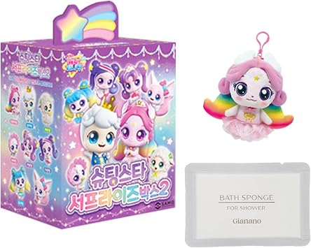 Shooting Star Catch Teenieping Collectible Box 2 | AuroraPing, Character Figurine Plush, Display & Collection, Random Delivery