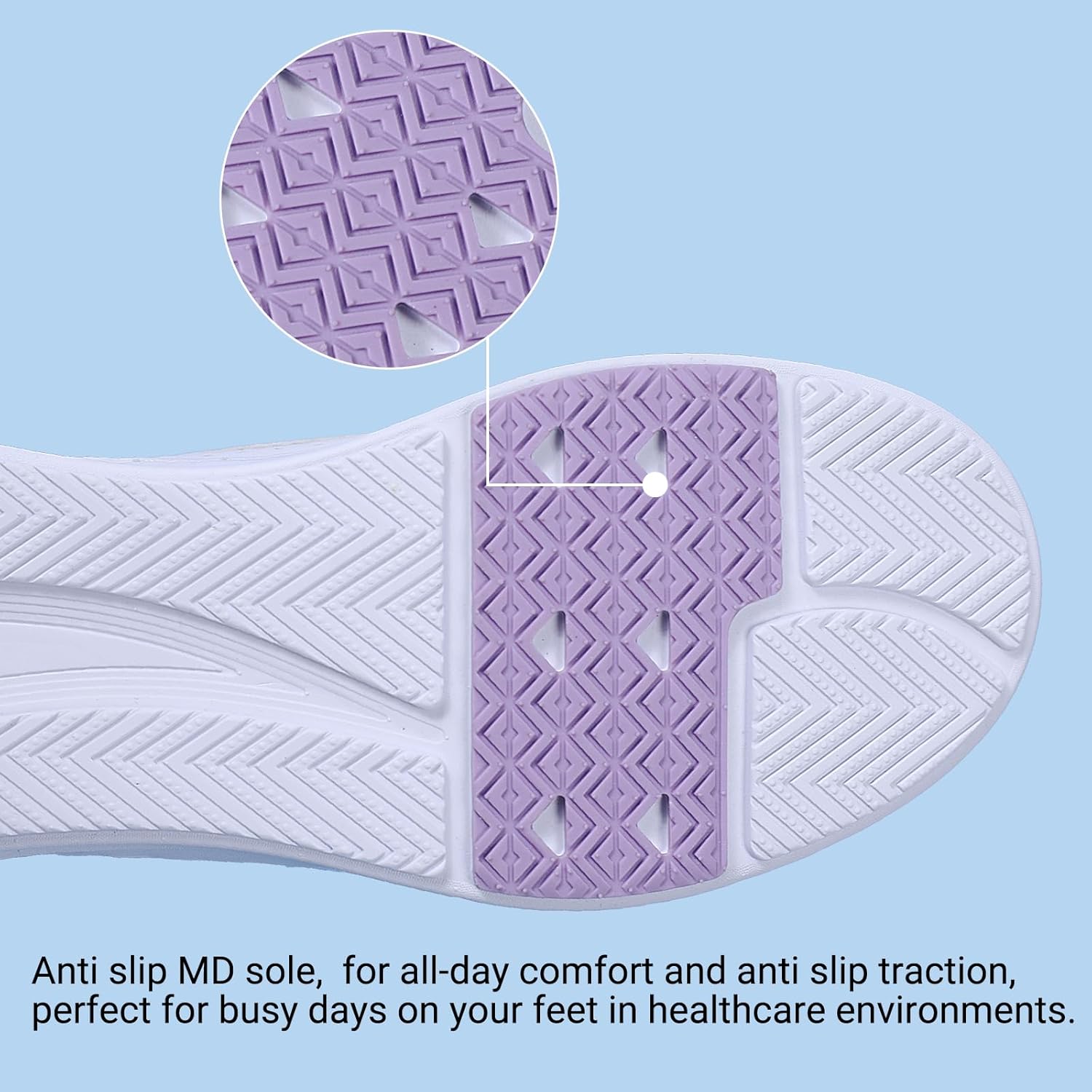 Beita Women's Nurse Shoes Slip On Women's Loafer Shoes Anti Slip Healthcare Work Shoes Lightweight - Image 6