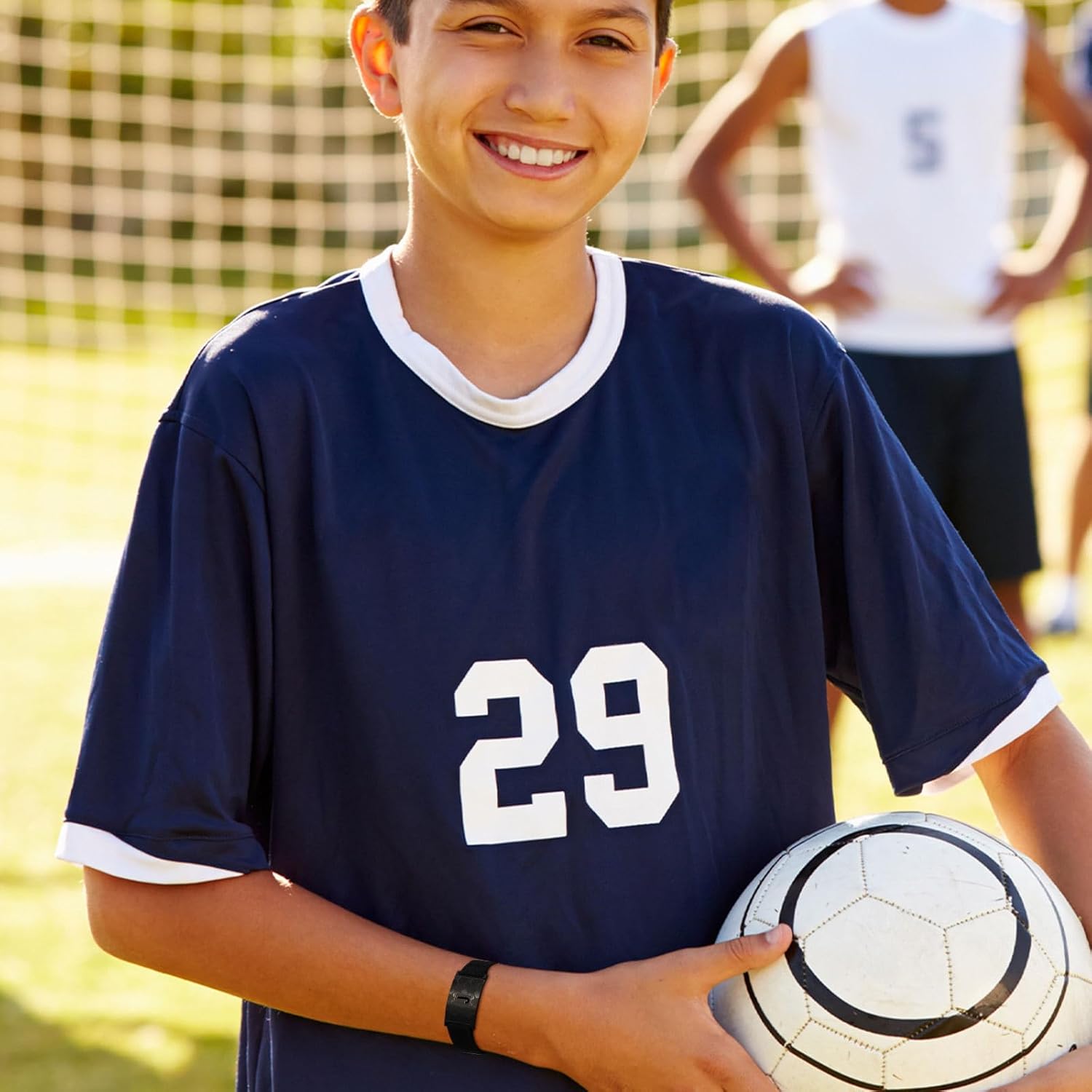 Easter Basket Stuffers-Soccer Gifts for Boys Men Kids Coach Players Initial with A-Z Letter Soccer Bracelets for Boys Lovers Accessories Stuff Adjustable Jewelry Gifts - Image 7