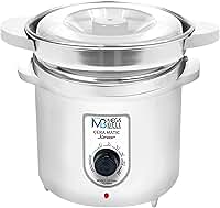 Mega Bell, Panela aquecedora de cera para depilação, Termocera, Cera-Matic Júnior, Com refil, Bivolt, 400g, Branca