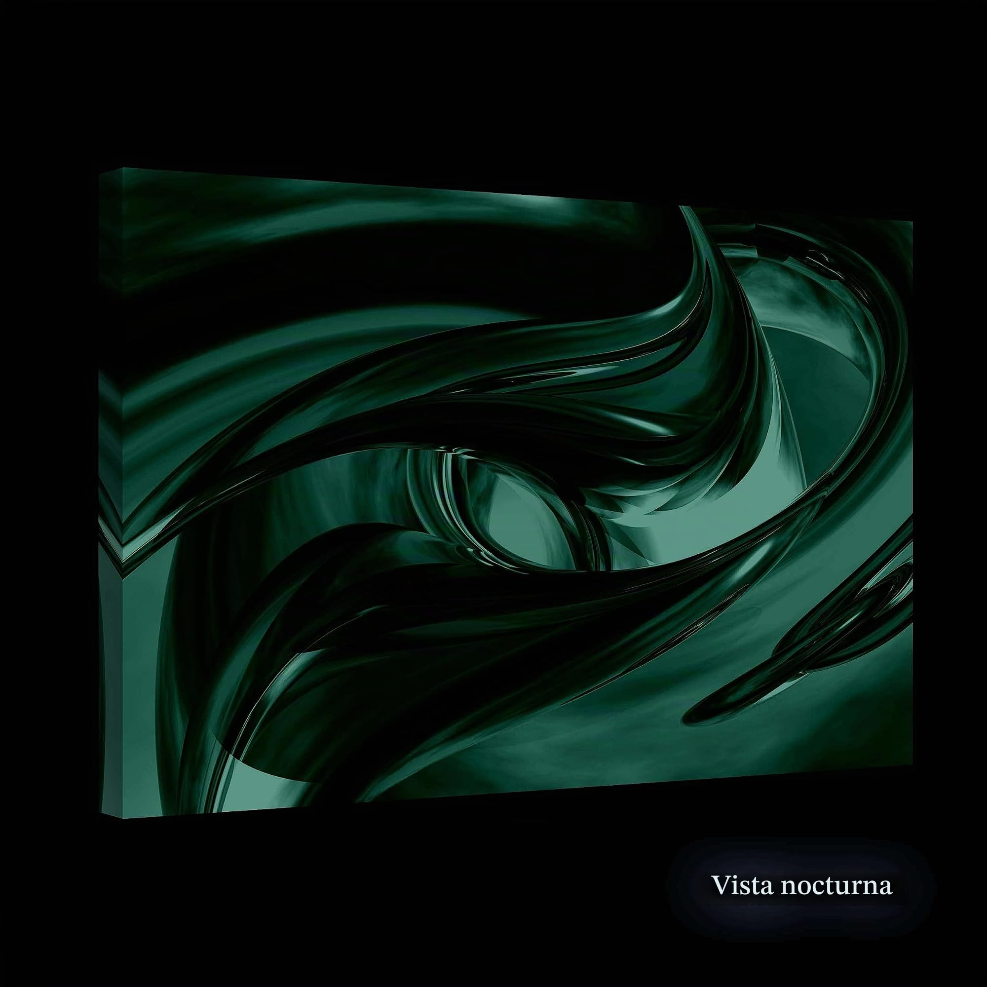 Startonight Cuadro Moderno en Lienzo Destino - Feng Shui, Pintura Abstracta Para Salon Decoración 80 x 120 cm Idea de Regalo Elegante - Efecto Día y Noche - Brilla en la Oscuridad Efecto Día y Noche