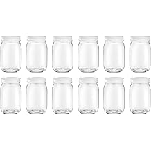 Снабдевање Северне планине 16 Стакло Стакло регуларно зидарско вече - са белим сигурносним поклопцима - случај 12