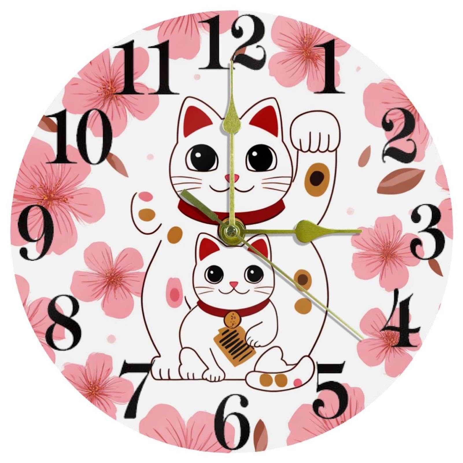 Horloge murale quartz sans tic-tac pour une maison silencieuse