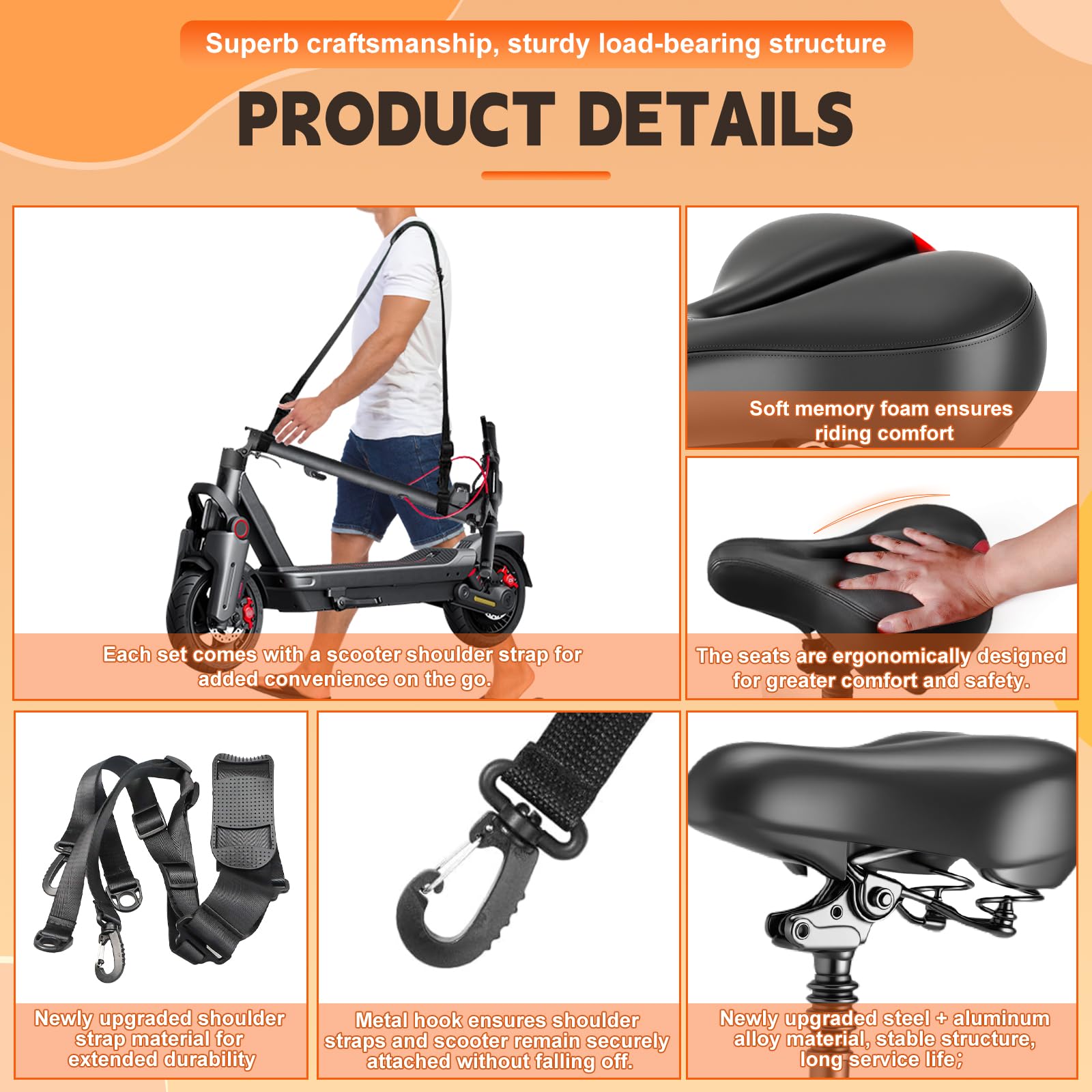 Sillín Eléctrico de Scooter