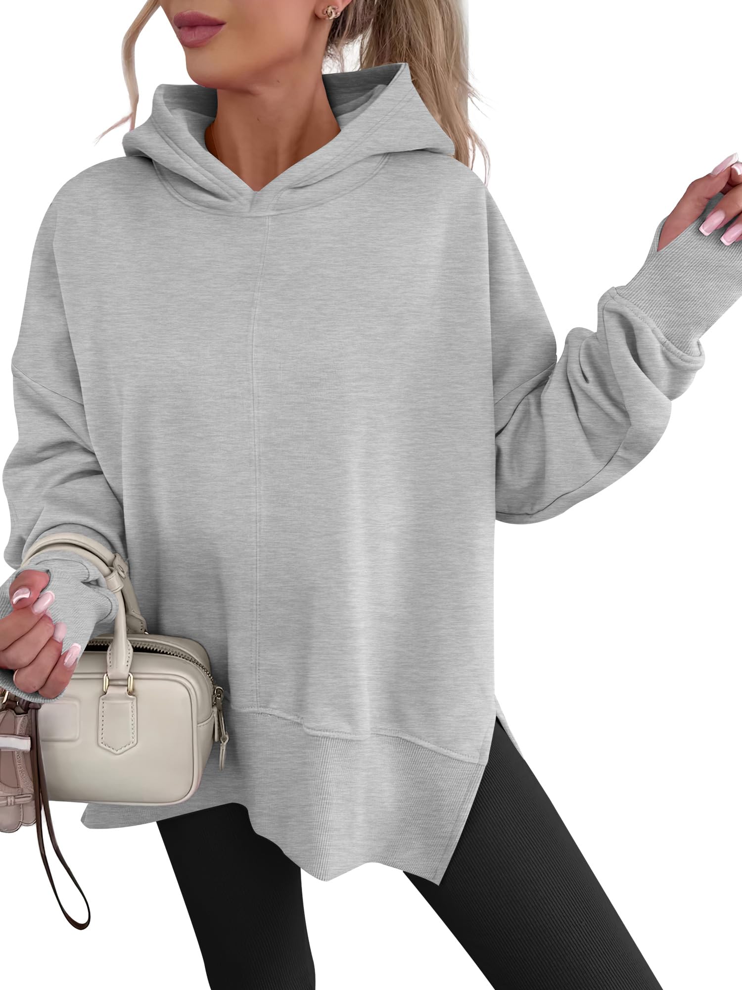 ANRABESS Oversized Fleece Hoodie