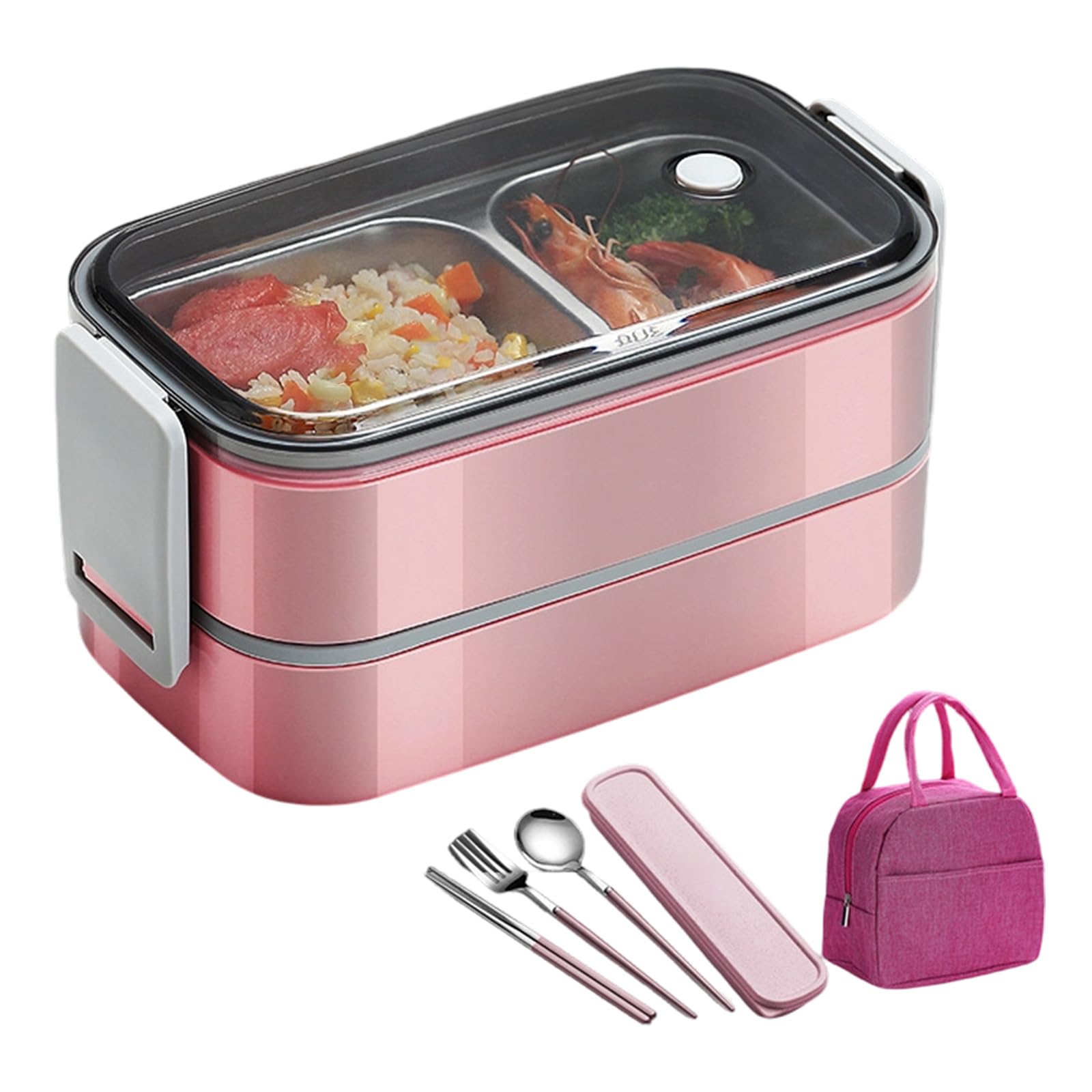 Boîte à lunch complète de préparation de repas, A