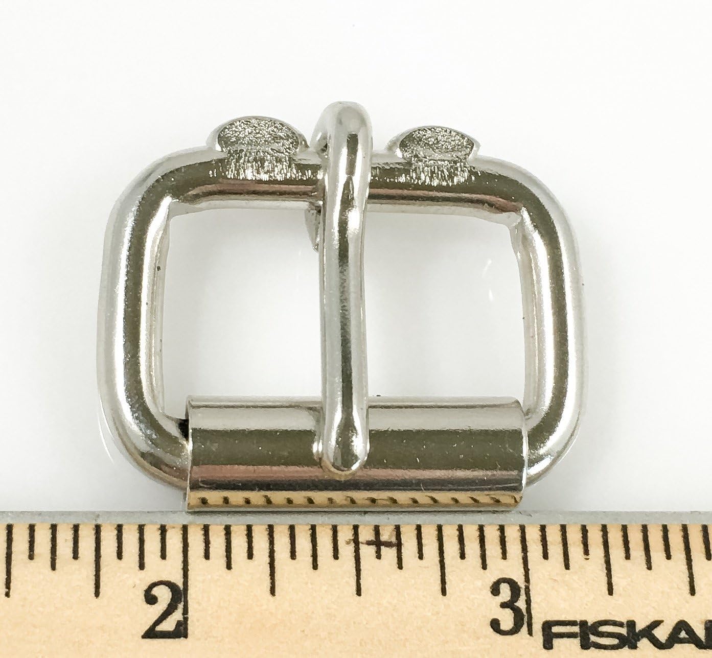 Dangerous Threads Heavy Duty Roller Buckle - Nickel Finish - Various Sizes (1 Piece, Nickel - 1 & 1/2") - Image 2