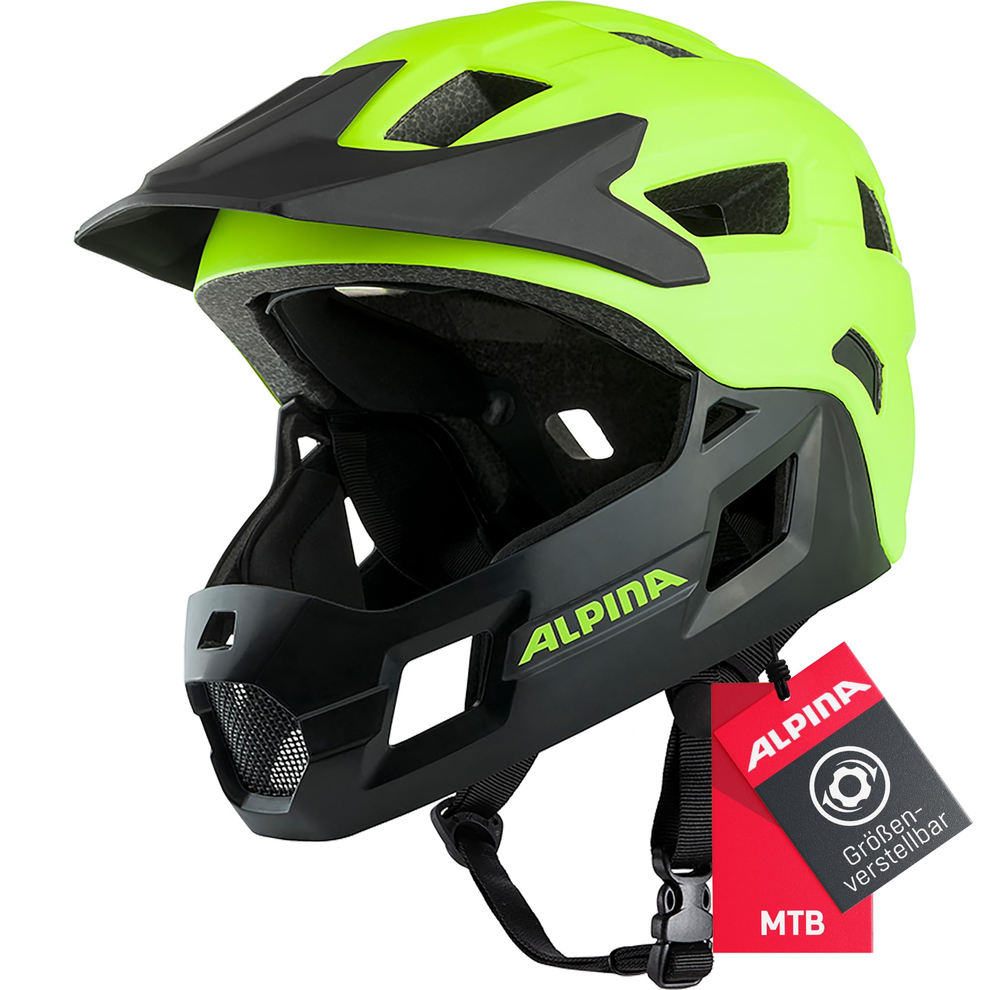 Alpina Rupi - Leichter & Sicherer Fullface-Helm für Kinder und Jugendliche