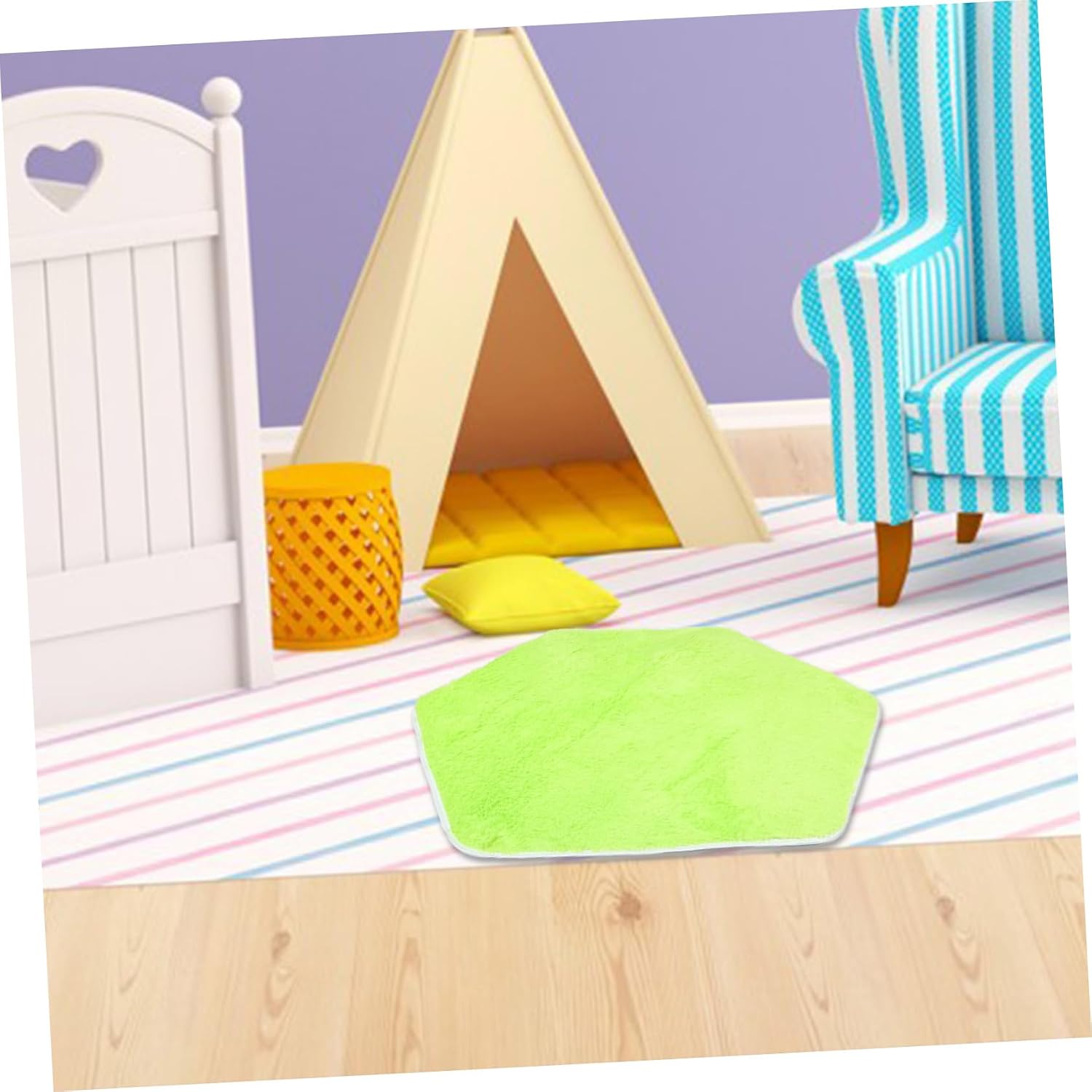 Play Mat for Soft Rug for Nursery Multifunctional Crawling Game Blanket for Playhouse Tent Playroom Design