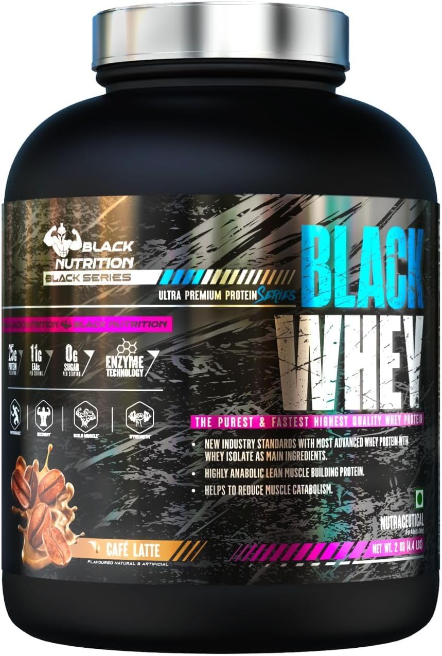 High-Performance Whey Protein Isolate – Fast-Absorbing, Low Carb, 25g Protein | Advanced Muscle Building Whey Protein Blend | Post-Workout Recovery [Cafe Latte, 2Kg]