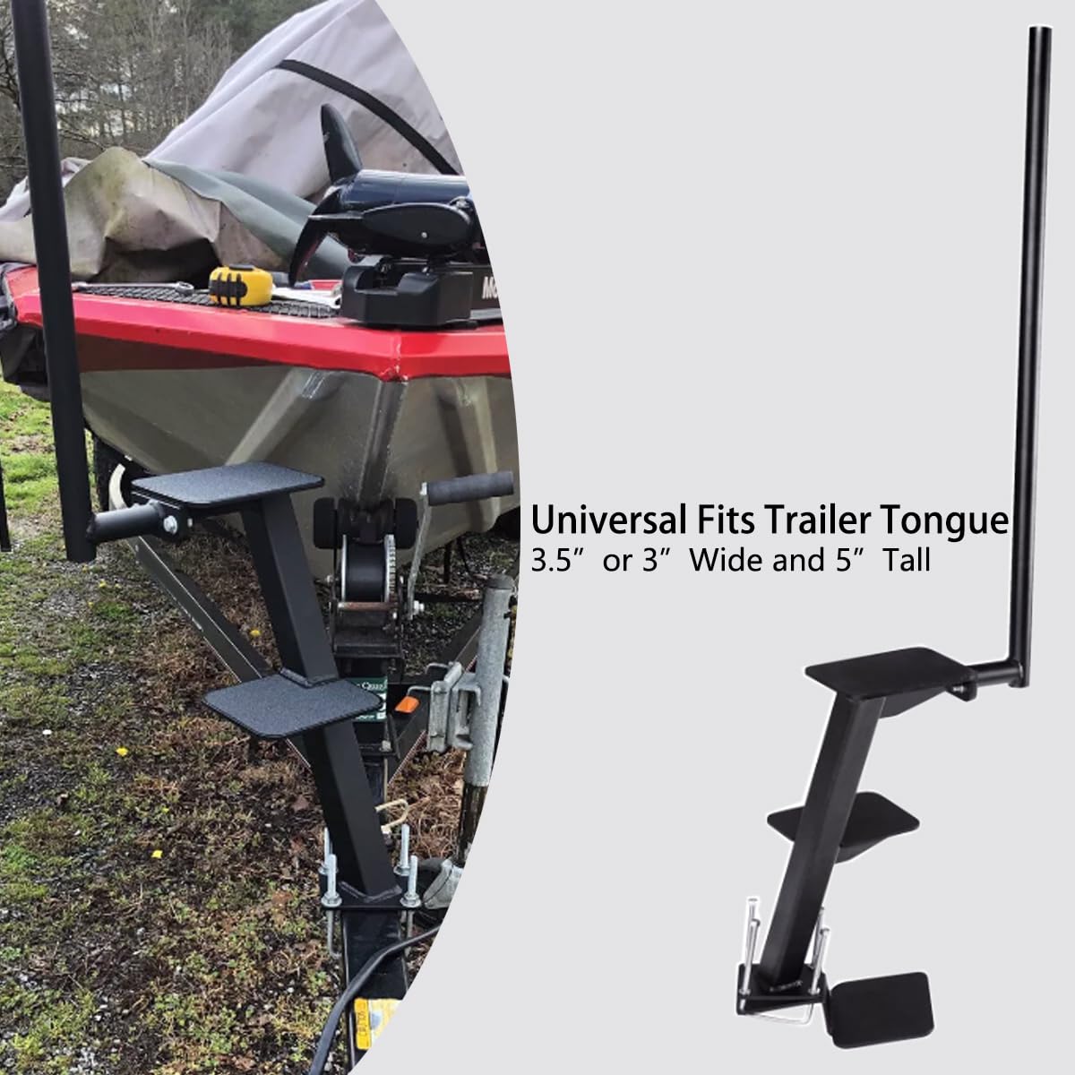 Amazon.co.jp: Flynsu 2ステップボートトレーラーステップ 安全 