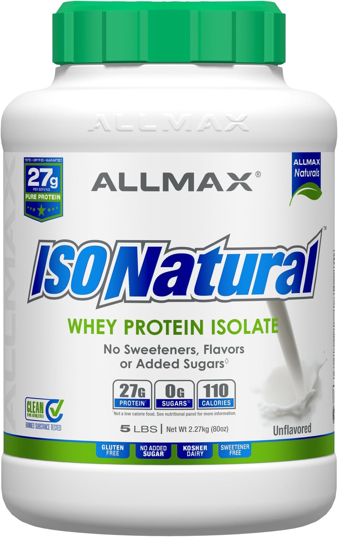 AllMax Nutrition - IsoNatural Flavour of SoNatural Flavour - 1 lb.