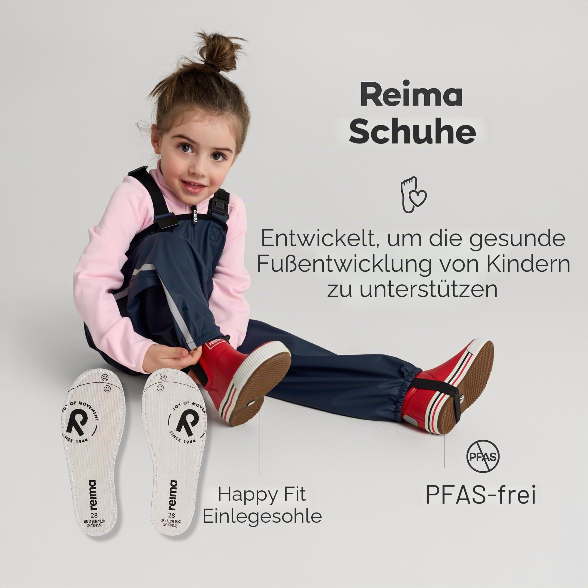 Reima Ankles Regenstiefel Kinder schwarz