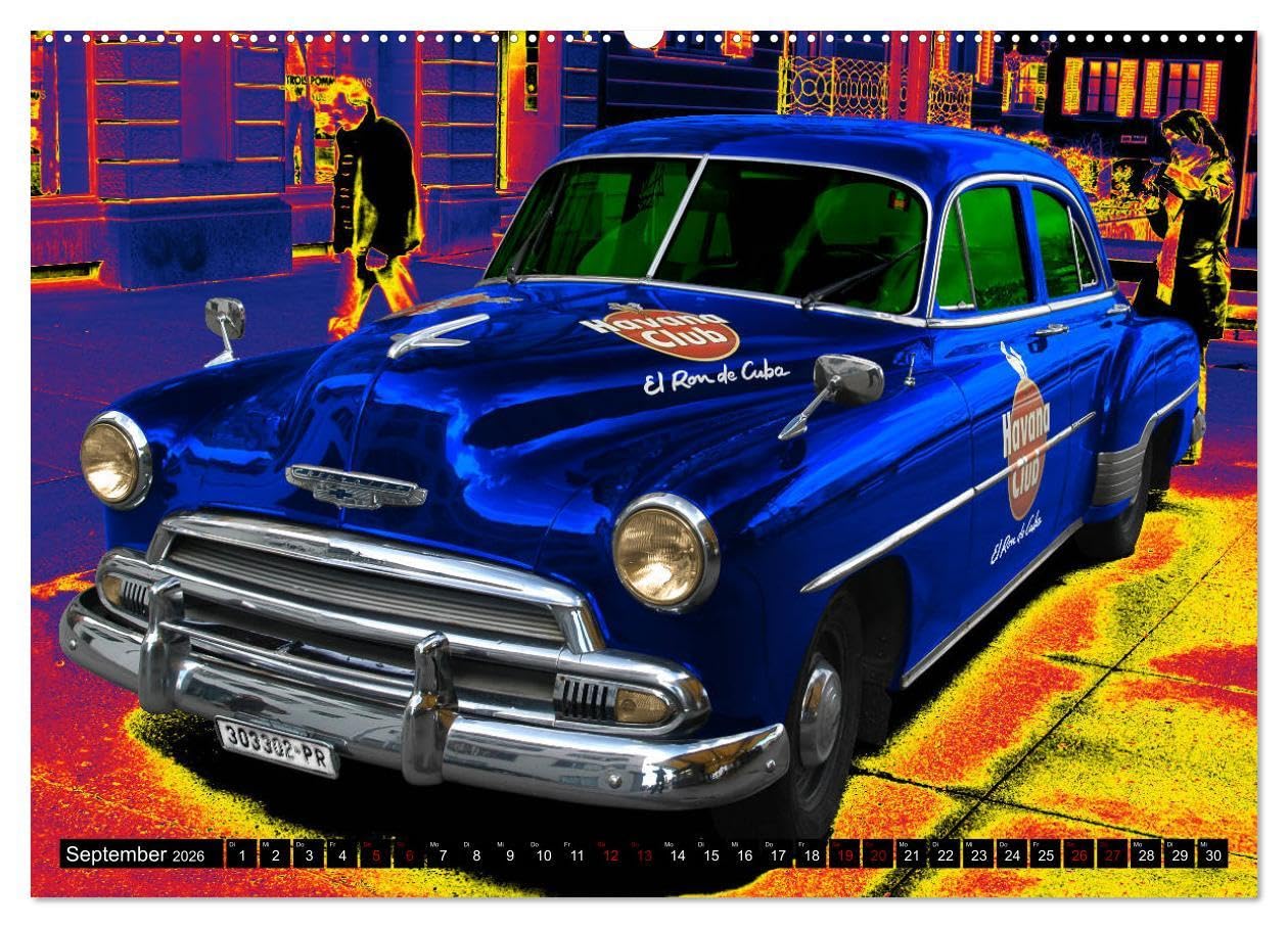 2026 Oldtimer by aRi F. (hochwertiger Premium Wandkalender 2026 DIN A2 quer), Kunstdruck in Hochglanz: Oldtimer-Kalender mit 14 Seiten (CALVENDO Mobilitaet)