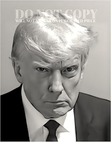 Miniatura 1 de Fotografía de Donald Trump Mugshot de 8 x 10 - Impresionante retrato de foto de taza de 2023 - Arresto histórico - Atlanta, Georgia - Acusado -